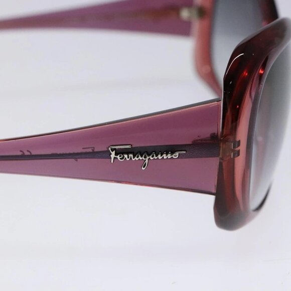 Salvatore Ferragamo Sunglasses Plastic Purple Auth BA5037 main image 7